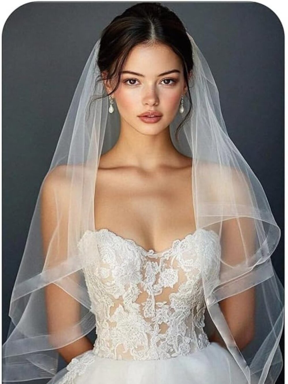 Wedding Bridal Veil  2 Tier